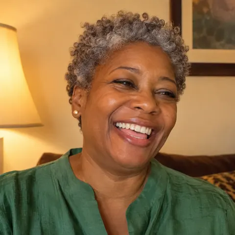 Photo: Grey curls